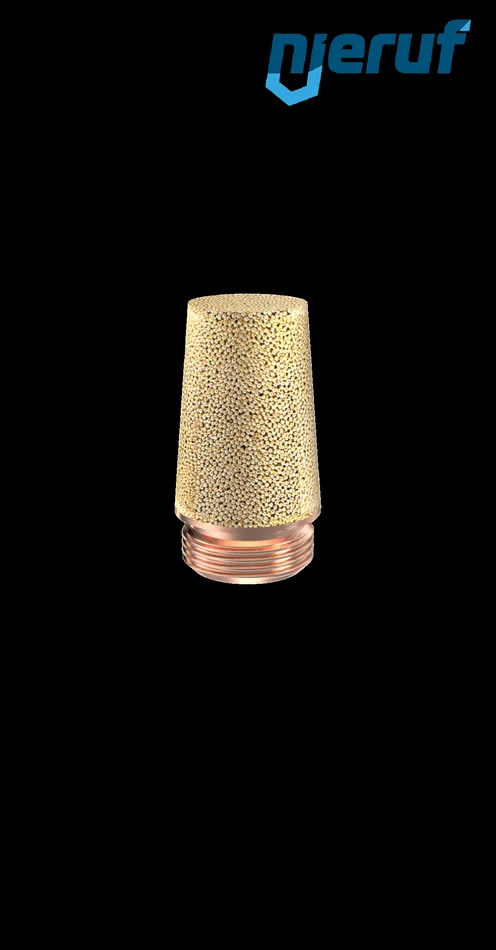 1/2″ Zoll Schalldämpfer SD01 aus Sinterbronze