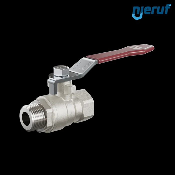 2 Wege Kugelhahn Innen- x Aussengewinde DN10 – 3/8″ Zoll GK01