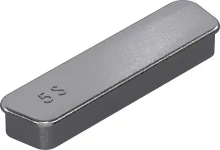 Abdeckkappe, D SUB FE 50 pole metallized plastic dust
