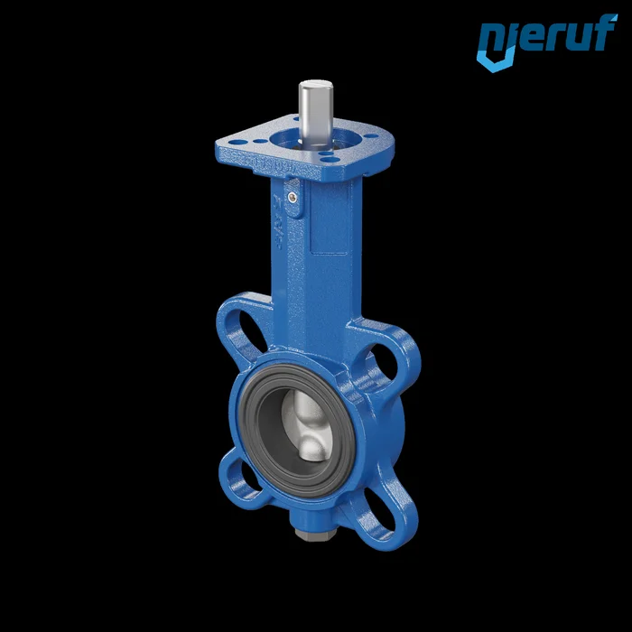 Absperrklappe DN 40 PN6-PN10-PN16 & ANSI150 AK01 ohne Hebel DVGW-Trinkwasser