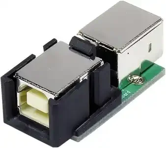 Adapterleiterplatte, HPP V4 USB 2.0 PCB, 2x USB B-B angled