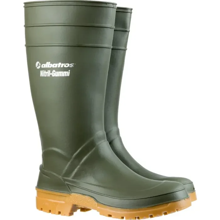 albatros GUARDIAN HIGH BLACK Stiefel aus Nitrilgummi grün Gr. 45