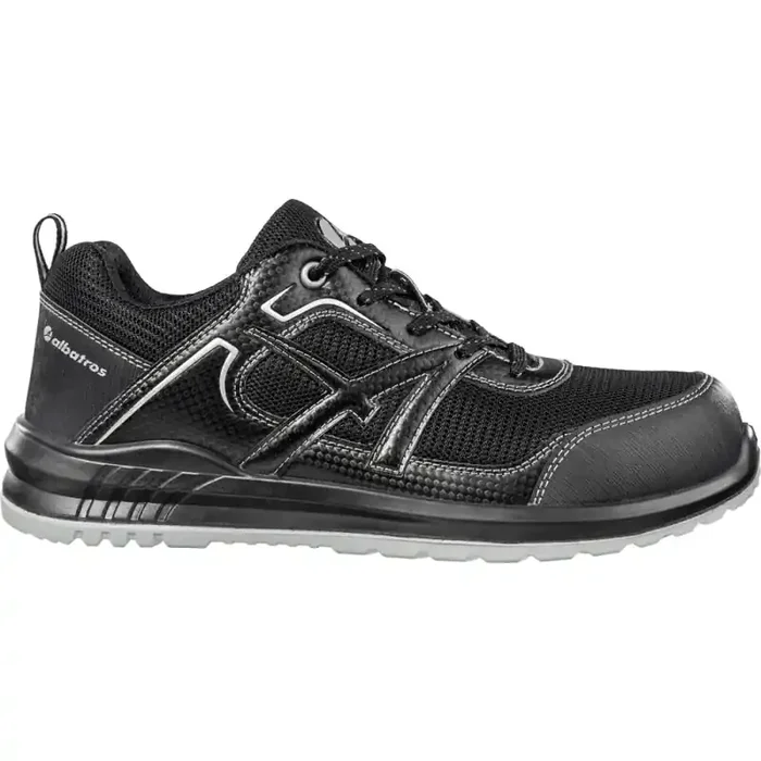 albatros RIDER BLACK LOW bequemer Sicherheitsschuh S1P schwarz Gr. 40