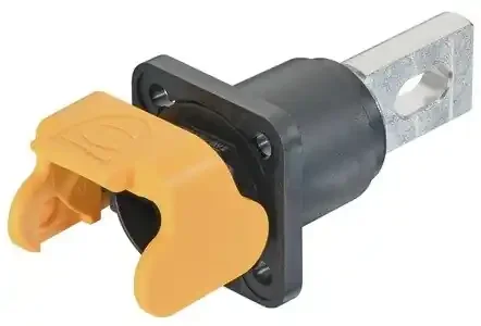 Anbaugehäuse, Han S 120 HBM w. MC busbar black UP