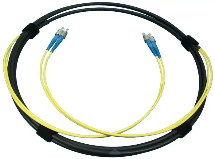 AOFE 400 Optisches Twinkabel 400 m, mit 4 FC/PC Steckern konfektioniert