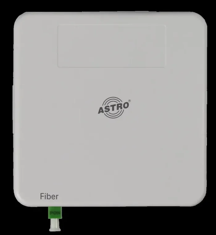 APL 46 1x LC Simplex Kunststoffchasis für optischen Übergabepunkt mit 1x Simplex LC/APC und 1x Pigtail