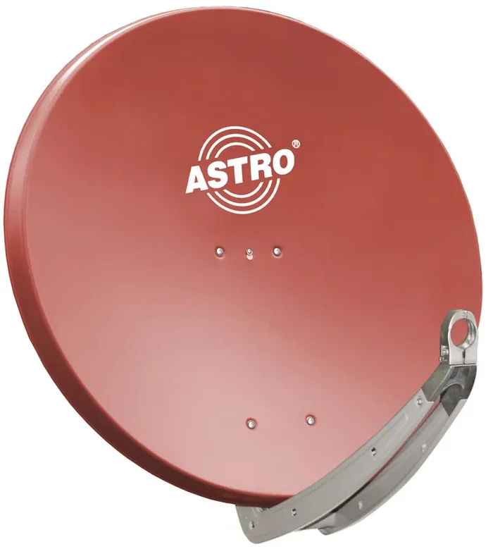 ASP 78 R Offset-Parabolantenne, 78 cm, rot, Aluminium, 40 mm Aufnahme für LNB