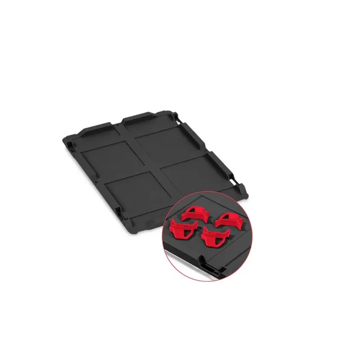 Auflagedeckel-Set mit roten Schiebeschnappverschlüssen für NextGen 2.0 Cycle 400x300mm