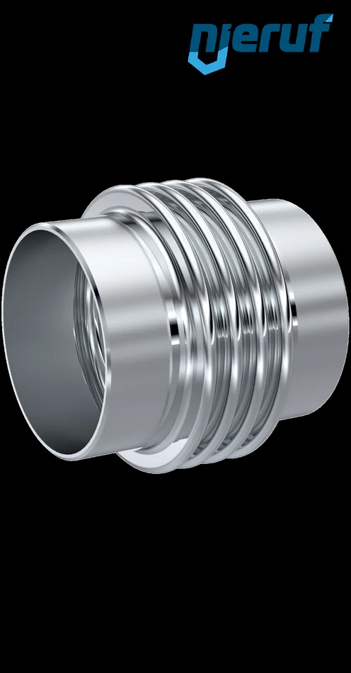 Axialkompensator DN125 – 139,7mm Edelstahl-Balg und Stahl-Anschweißenden