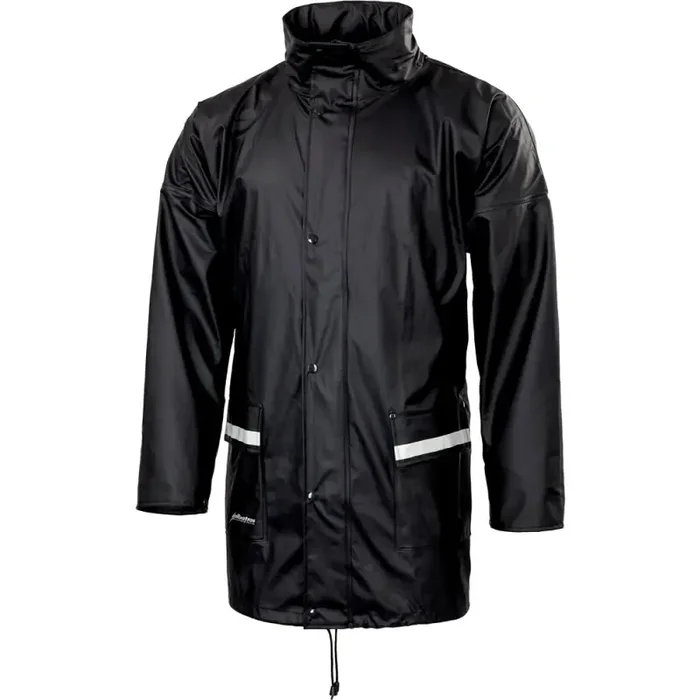 Bisley FORECAST JKT PU-Stretch-Regenjacke wind- und wasserdicht blau