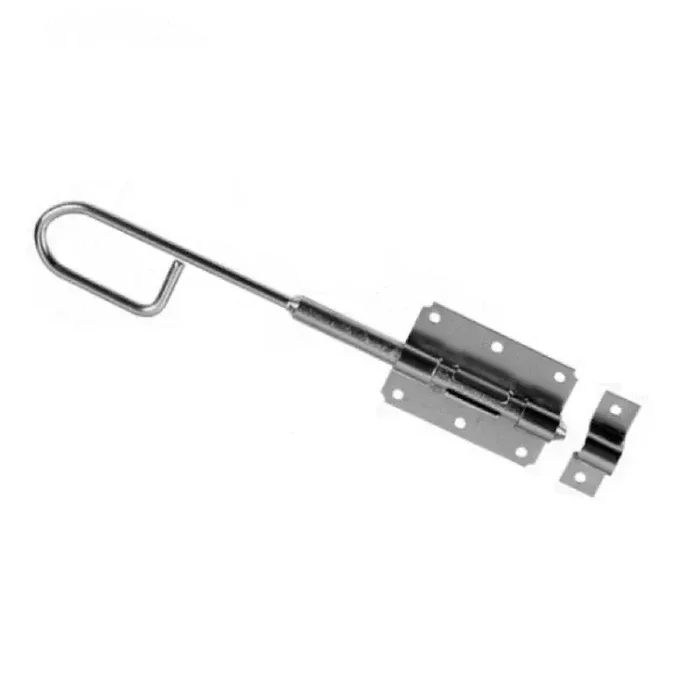 Bolzenstangenriegel 400 mm Torriegel Türriegel mit Schlaufe Edelstahl A2