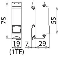 Dehn + Söhne DPA M CLE RJ45B 48 929121