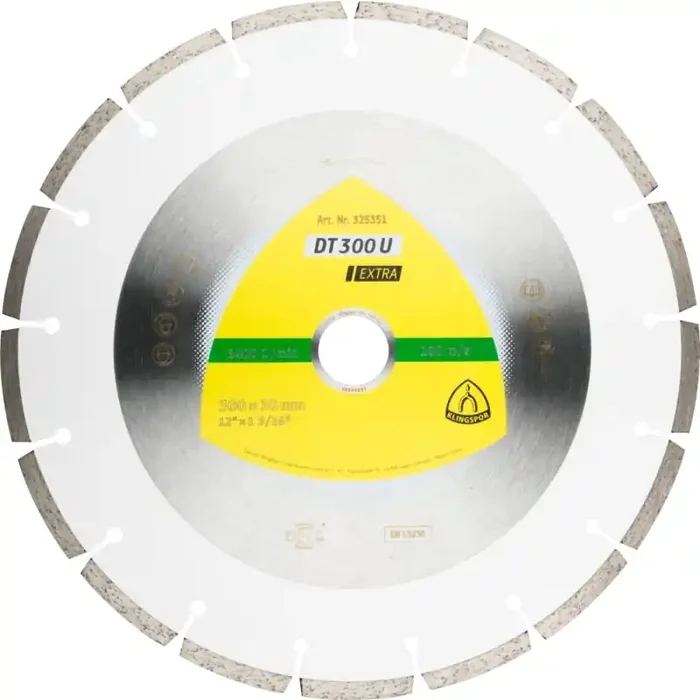 Diamantgroßtrennscheibe DT 300 U Extra für Baustellenmaterialen Standardverzahnung 300 x 2,8 x 20 mm