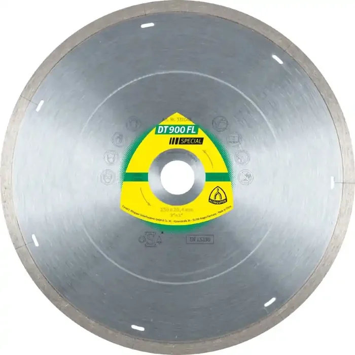 Diamantgroßtrennscheibe DT 900 FL Special für Fliesen Porzellan Keramik Marmor geschlossen 180 x 1,6 x 30(25,4) mm