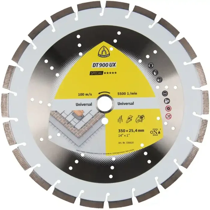 Diamantgroßtrennscheibe DT 900 UX Special für Beton Altbeton armiert Standardverzahnung 300 x 2,8 x 20 mm