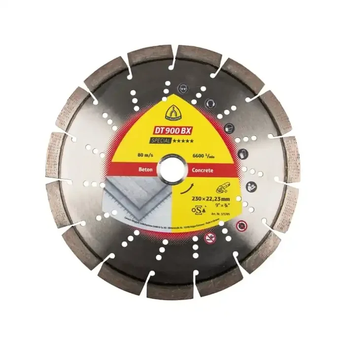 Diamanttrennscheibe DT 900 BX Special für Beton Altbeton armiert Standardverzahnung 230 x 2,7 x 22,23 mm