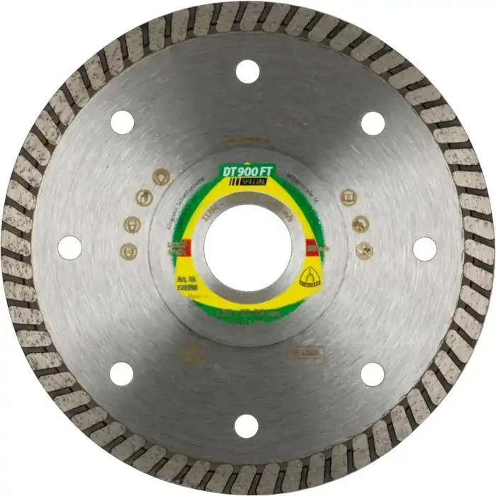 Diamanttrennscheibe DT 900 FP Special für Feinsteinzeug Kacheln Granit geschlossen Turbo 115 x 1,4 x 22,23 mm