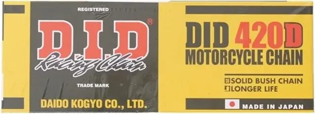 DID Kette „420D“ 1/2 x 1/4, Standard, Zugkraft 180 124 Glieder