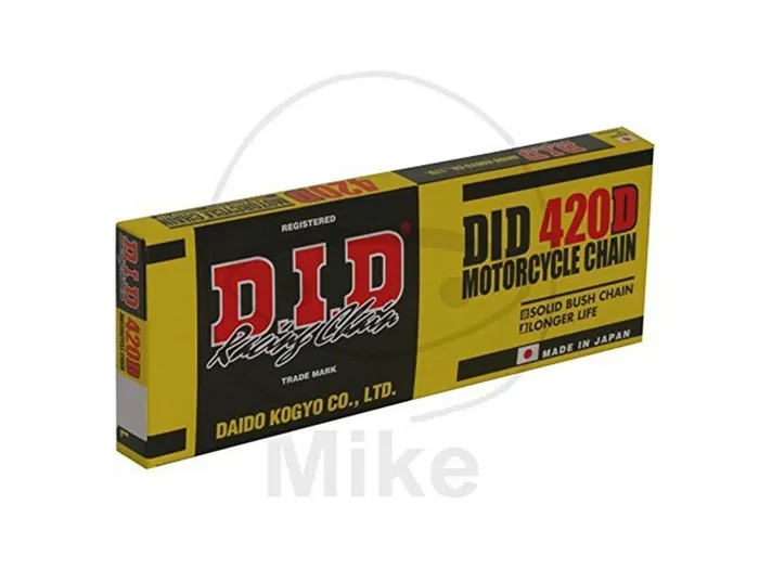 DID Kette „420D“ 1/2 x 1/4, Standard, Zugkraft 180 98 Glieder