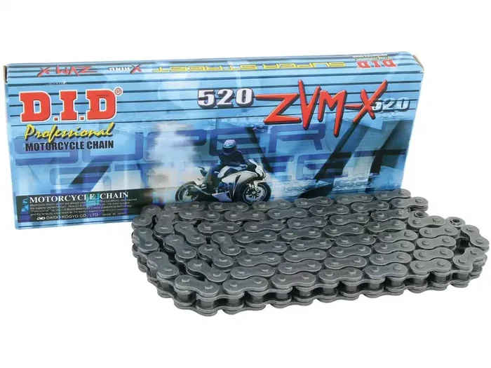 DID Kette „520ZVM-X“ 5/8 x 1/4, Super Street X-Rin 118 Glieder