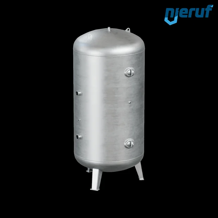 Druckluftbehaelter BE01 4000 Liter stehend, 0-11 bar, Stahl grundiert