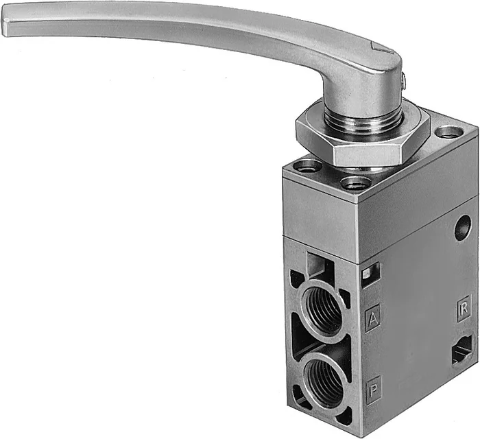 Festo H-3 Pneumatik-Steuerventil, manuell, 3/2, Bistable, G1/4, G 1/4