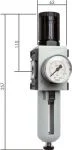 Filterregler, Baureihe 2, bis 5200 l/min, alle Größen