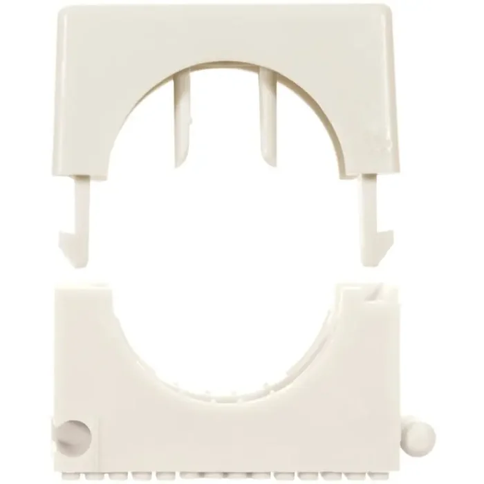 fischer Kabelschelle transparent aus Nylon halogenfrei zur Befestigung von Rohren und Kabeln