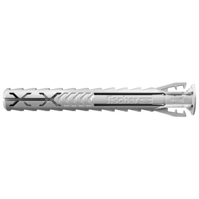fischer Spreizdübel SX Plus mit Fixierflügeln für Voll- und Lochstein 10 x 80 – 25 Stück