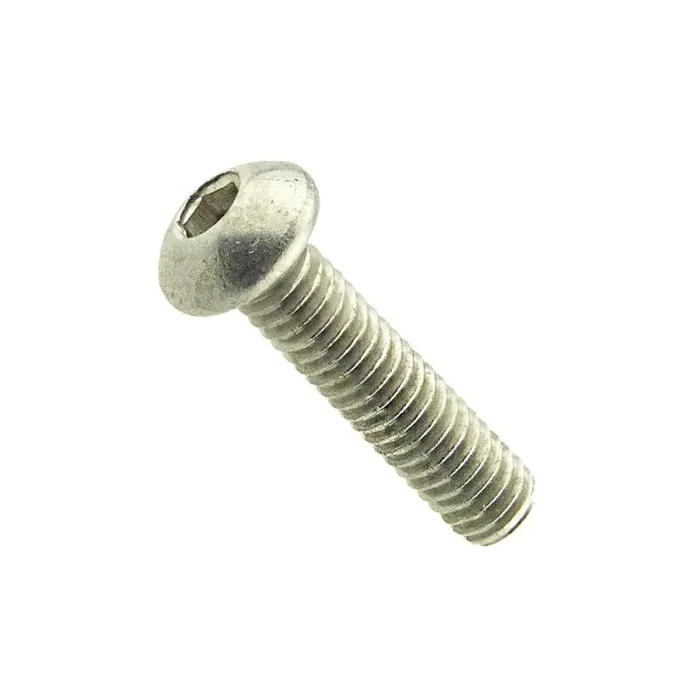 Flachkopfschraube mit Innensechskant ISO 7380-1 Edelstahl A2 M 6 x 25 – 500 Stück