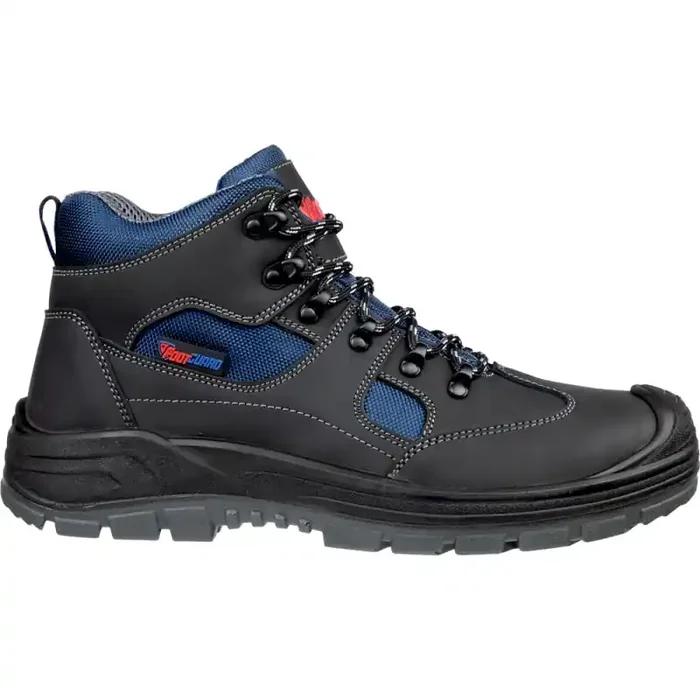 footguard SAFE MID robuster hoher Sicherheitsschuhe S3 schwarz/blau Gr. 42