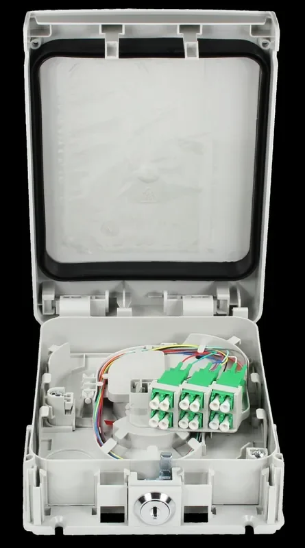 FTTH 12 APL FTTH AP Wandgehäuse, 6x LC/APC-Duplex