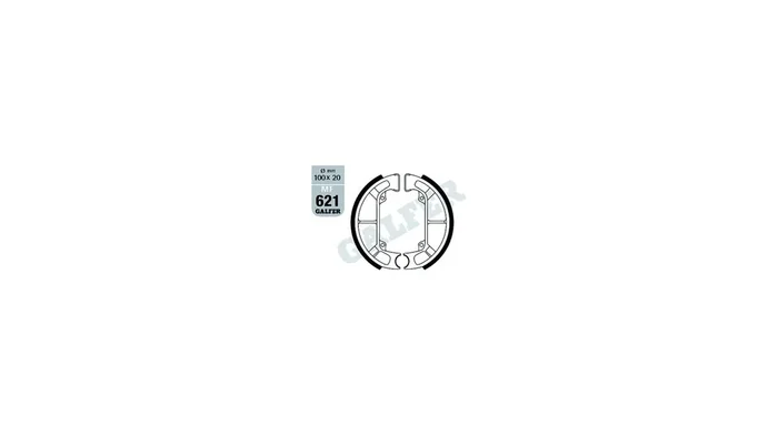 GALFER Bremsbacke „MF621“ G2165, Organis