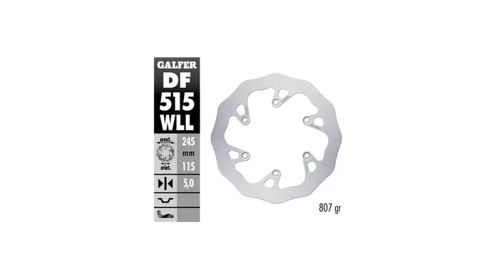 GALFER Wave Bremsscheibe „DF515“ Typ WLL – Offr