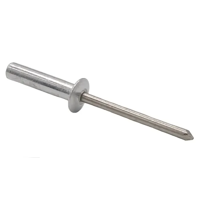 Geschlossene Blindniete mit Sollbruchdorn Flachrundkopf CAP Alu/Edelstahl A2 3,2 x 12,5 – 500 Stk