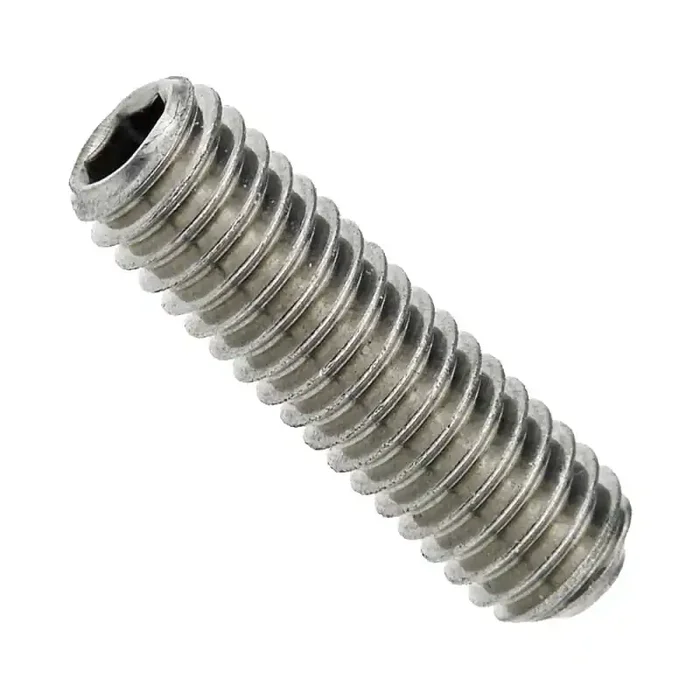Gewindestifte mit Innensechskant und Ringschneide DIN 916 Edelstahl A1/A2 M 20 x 25 mm – 10 Stück