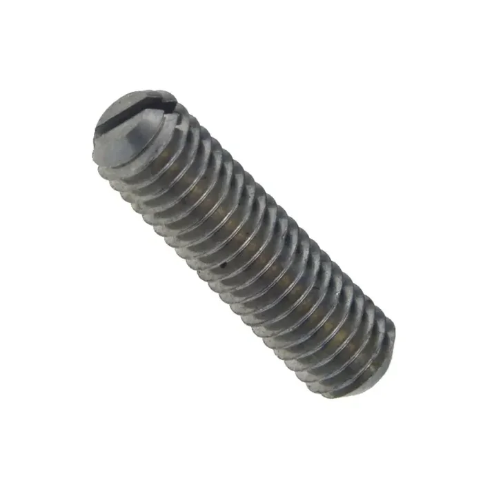 Gewindestifte mit Schlitz und Kegelkuppe ISO 4766 Stahl 14 H blank M 5 x 10 mm – 1000 Stück