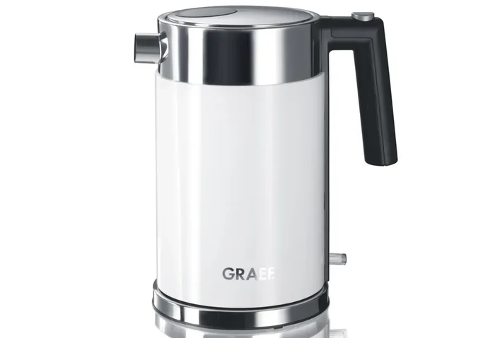 GRAEF Wasserkocher WK61EU 1,5 l 2000 W Edelstahl/weiß