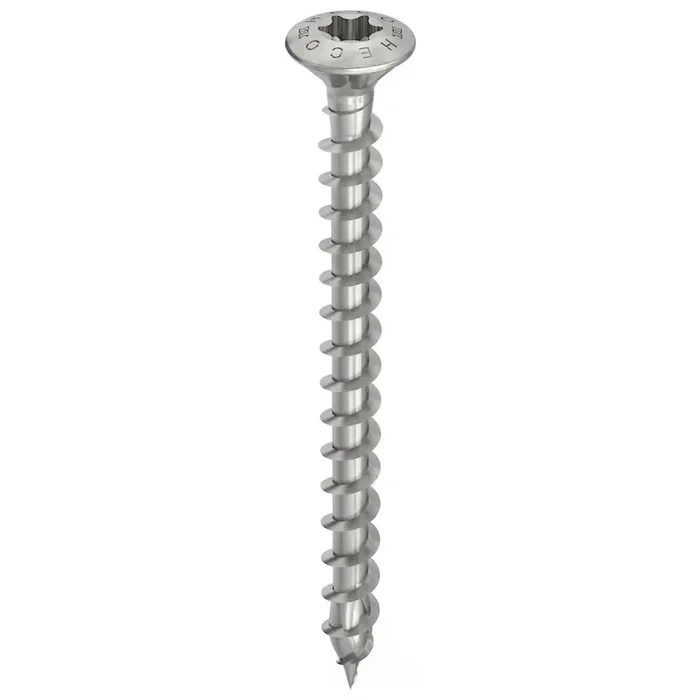 HECO-TOPIX-plus Holzschraube Edelstahl A2 Linsensenkkopf HD variables Vollgewinde 3,5×20 – 200 Stück