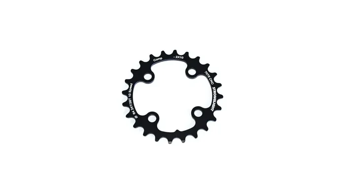 kettenblatt stronglight mtb 104/64 2×10 innen 26 zähne, schwarz, 10-fach