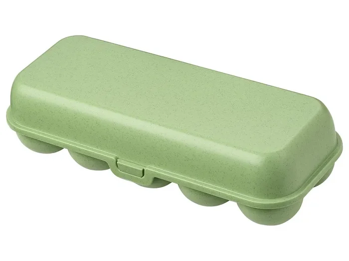 KOZIOL Eierbox Eggs to go nature leaf green