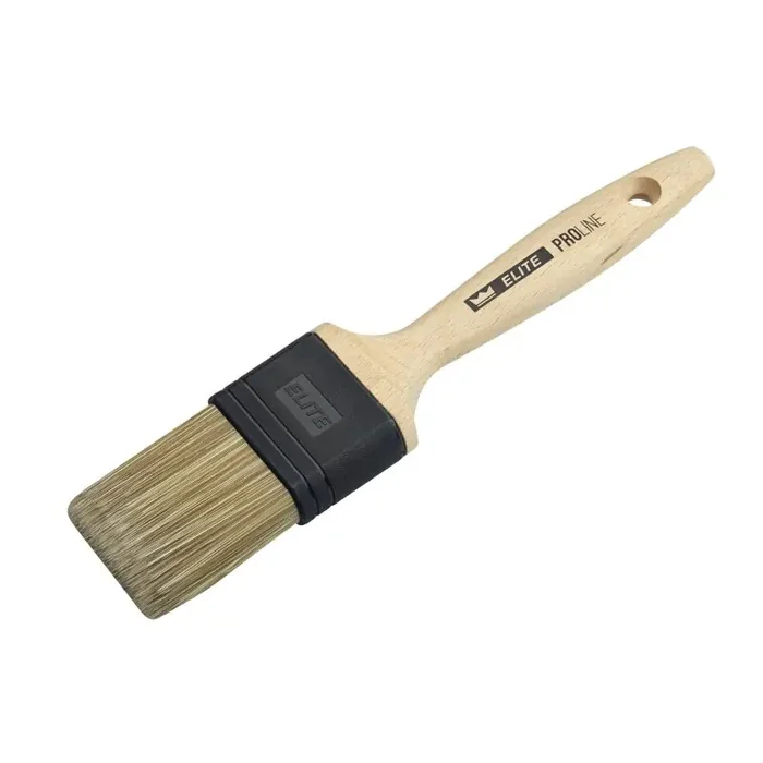 Lasur Flachpinsel ELITE PROLINE für alle Lasuren braune WOOD PRO-Borste – 35 mm