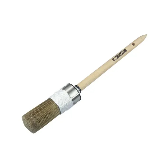 Lasur Ringpinsel ELITE für alle Lasuren braune WOOD PRO-Borste – Nr. 8 – 35 mm
