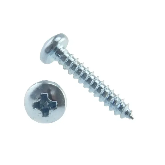 Linsen-Blechschraube DIN 7981 Stahl galv. verzinkt Form C-H 4,2 x 19 – 100 Stück