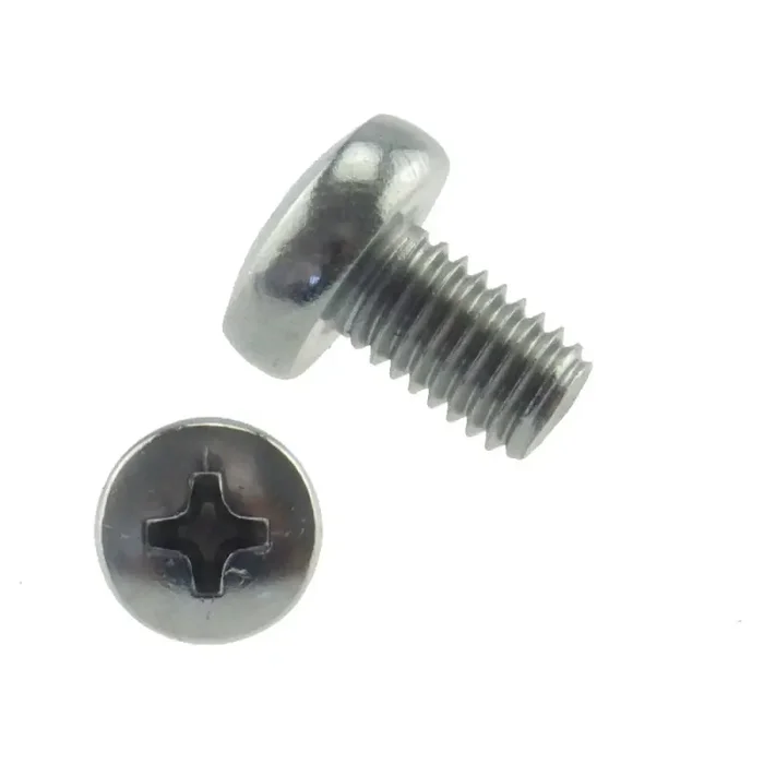 Linsenschrauben mit PH-Kreuzschlitz ISO 7045 Edelstahl A2 blank M 6 x 25 – 200 Stück