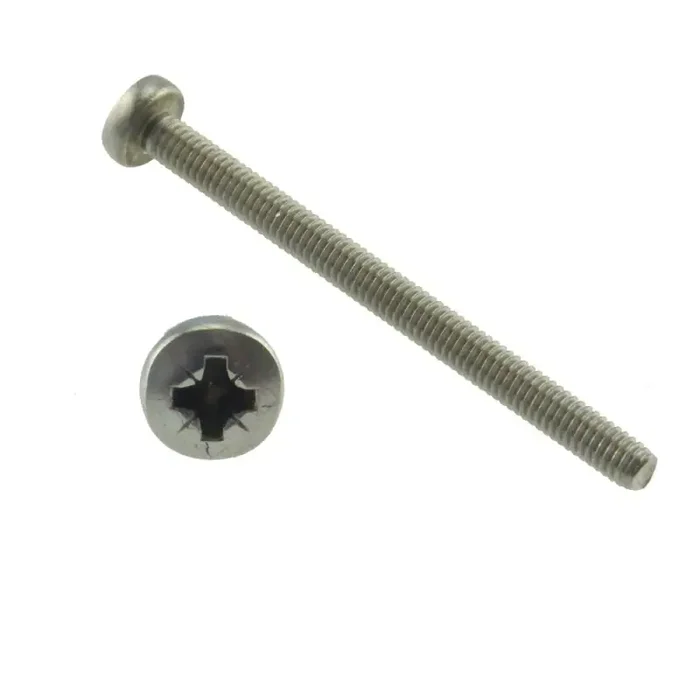 Linsenschrauben mit PZ-Kreuzschlitz ISO 7045 Edelstahl A2 blank M 3 x 12 – 1000 Stück