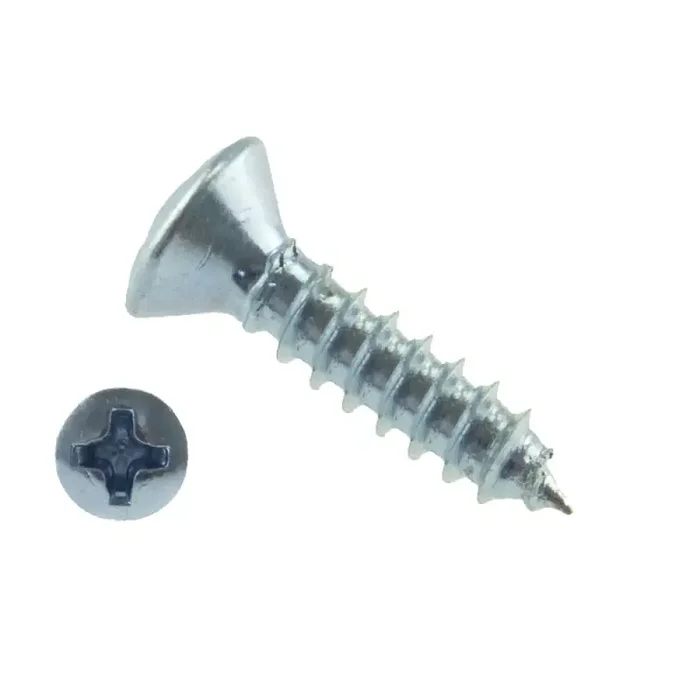 Linsensenk-Blechschraube DIN 7983 Stahl galv. verz. Form C-H 3,9 x 25 – 100 Stück