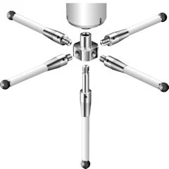 M2 5-Wege Tastereinsatzhalter, L 7,5 mm