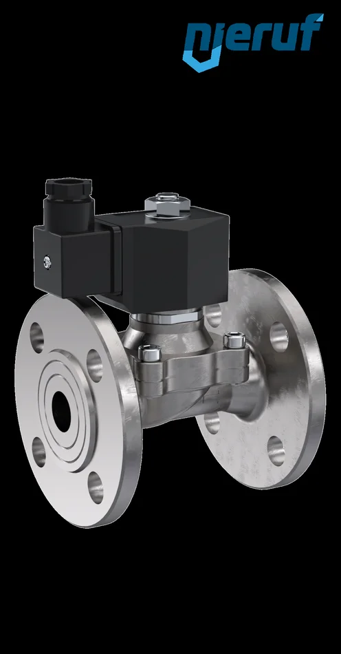 Magnetventil DN15 Flansch Edelstahl FKM 230V 50Hz