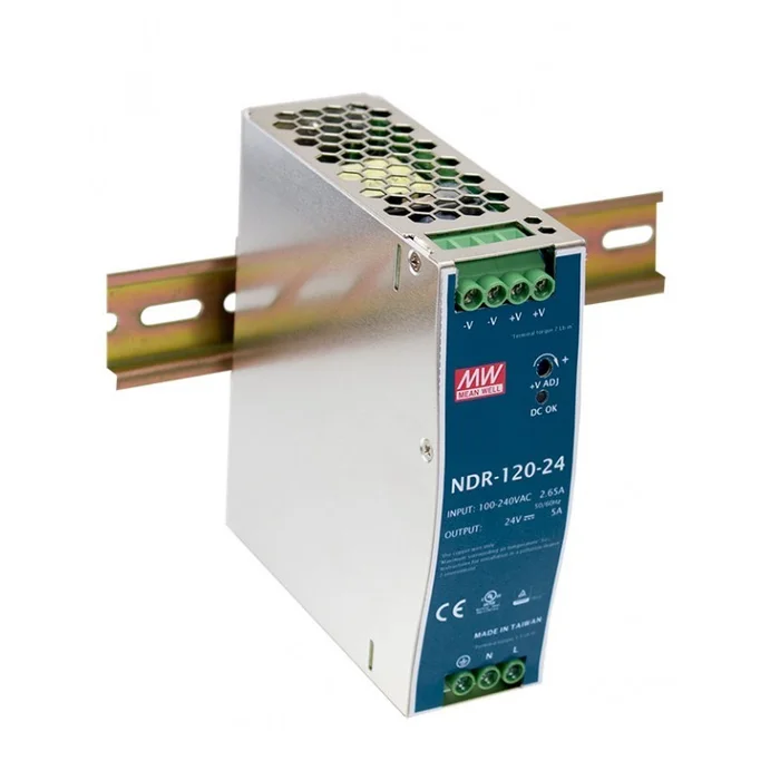 MEANWELL DIN-Schiene-Schaltnetzteil NDR-120-12 12VDC/10A